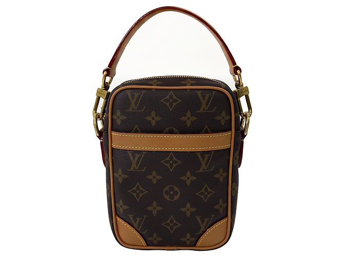 Louis Vuitton Borsa Messenger Crossbody Mini Danube Monogram Leather - vista 5