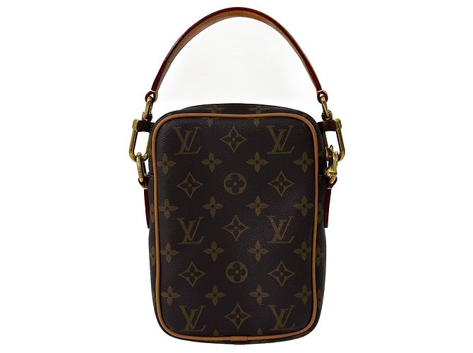 Louis Vuitton Borsa Messenger Crossbody Mini Danube Monogram Leather - vista 6