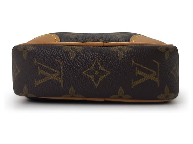 Louis Vuitton Borsa Messenger Crossbody Mini Danube Monogram Leather - vista 9