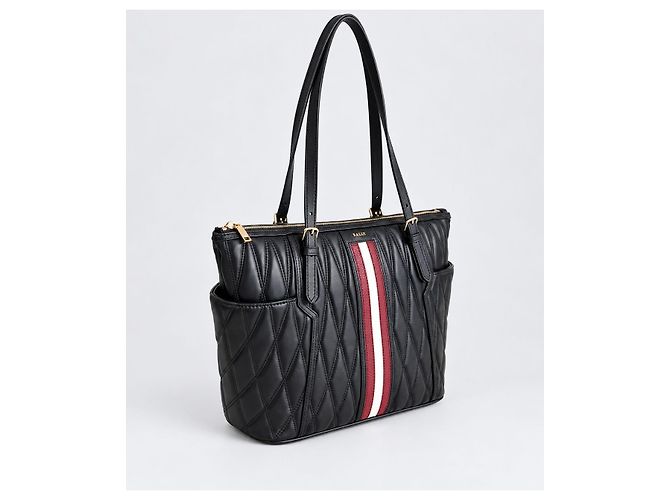 Bally Gesteppte Leder-Schultertasche - Ansicht 2