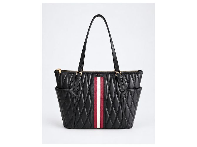 Bally Gesteppte Leder-Schultertasche - Ansicht 6