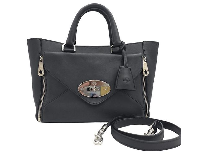 Mulberry Mala Tote Willow Small Black - vista 11