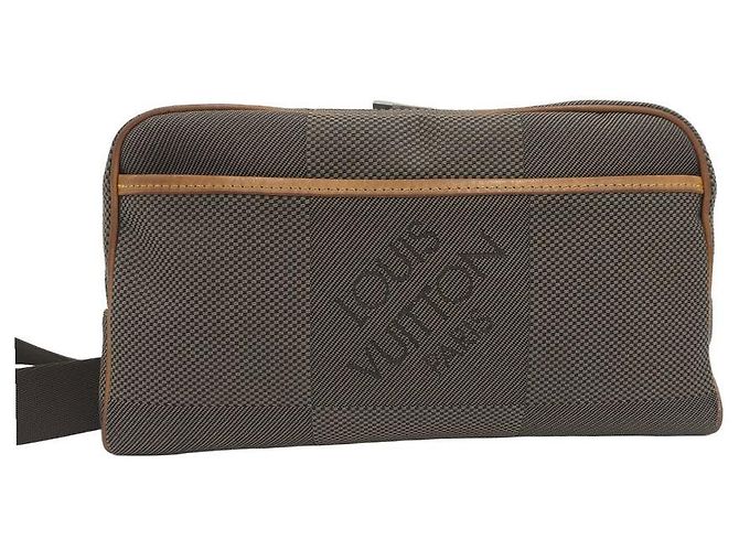 Louis Vuitton Borsa Sling Damier Jean Acrobate Brown - vista 11