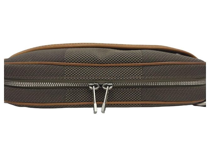 Louis Vuitton Borsa Sling Damier Jean Acrobate Brown - vista 20