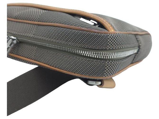 Louis Vuitton Borsa Sling Damier Jean Acrobate Brown - vista 9