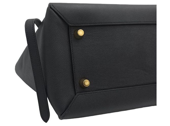 Belt Bag Céline Mini Borsa Cintura Nera in Pelle di Vitello - vista 6