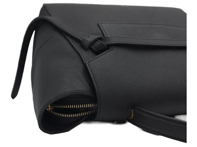 Belt Bag Céline Mini Borsa Cintura Nera in Pelle di Vitello - vista 8
