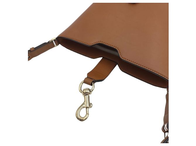 Gucci Mini Borsa Bucket in Pelle con Tracolla Web a Spalla e Crossbody Marrone - vista 10