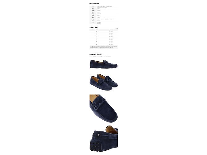 Tod's Scarpe da guida in camoscio Navy - vista 2
