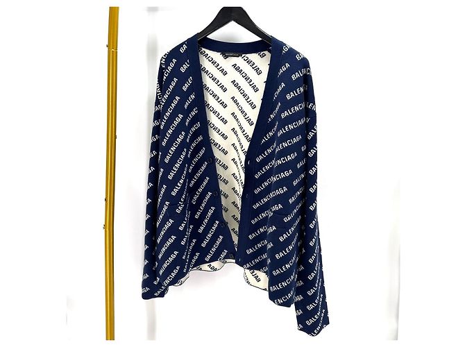 Balenciaga Mini Logo All Over Cardigan - Ansicht 5