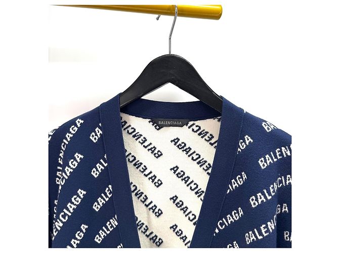 Balenciaga Mini Logo All Over Cardigan - Ansicht 6