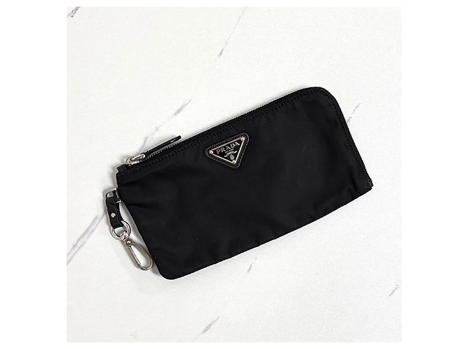 Prada Sac à dos Medium en nylon avec logo triangle Noir - vue 11