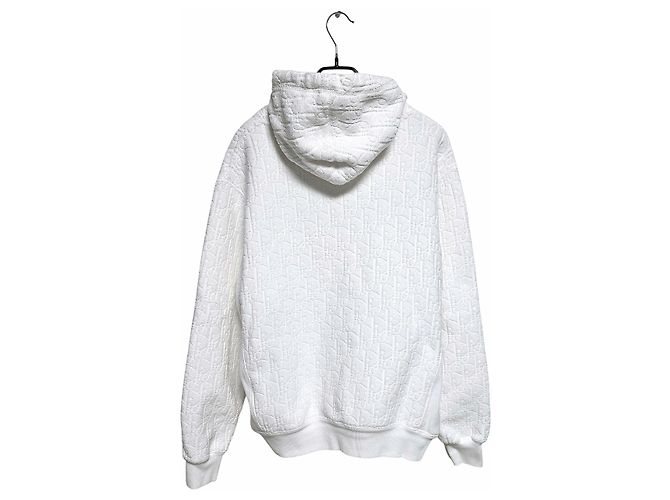 Dior Oblique Terry Hoodie Weiß - Ansicht 2
