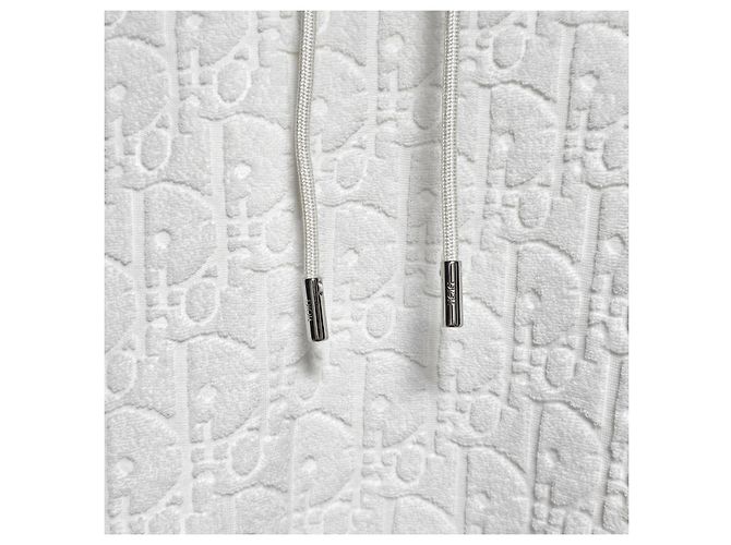 Dior Oblique Terry Hoodie Weiß - Ansicht 3
