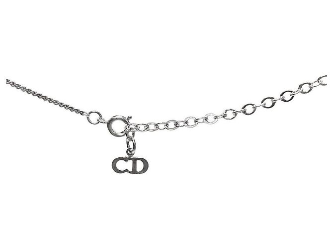Collar Dior plata - vista 4