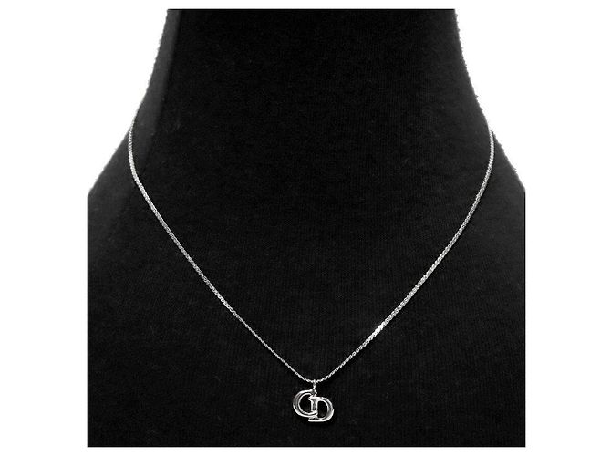 Collar Dior plata - vista 5