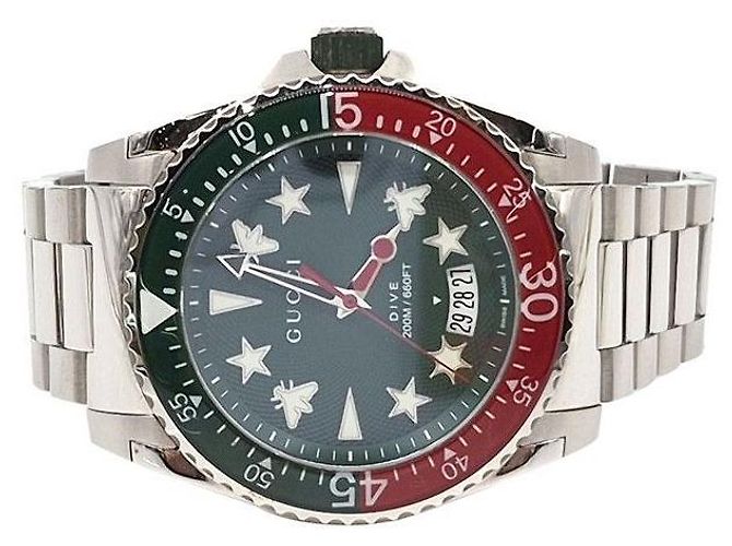 Relógio Gucci Dive Quartz Aço - vista 2