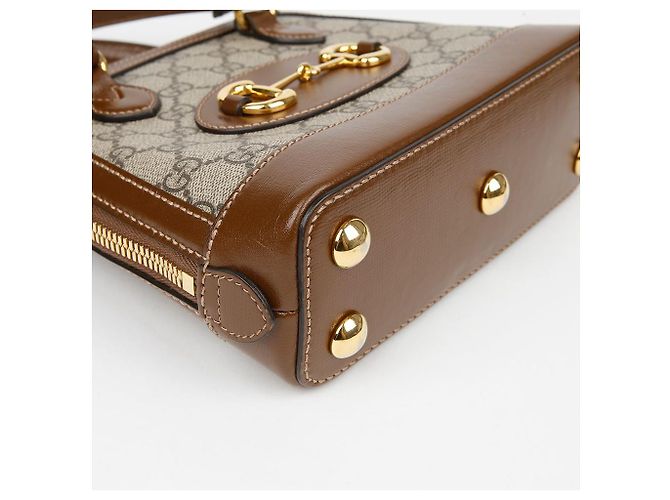 Gucci Borsa a Tracolla Mini Tote Horsebit - vista 10