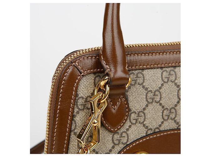 Gucci Borsa a Tracolla Mini Tote Horsebit - vista 3