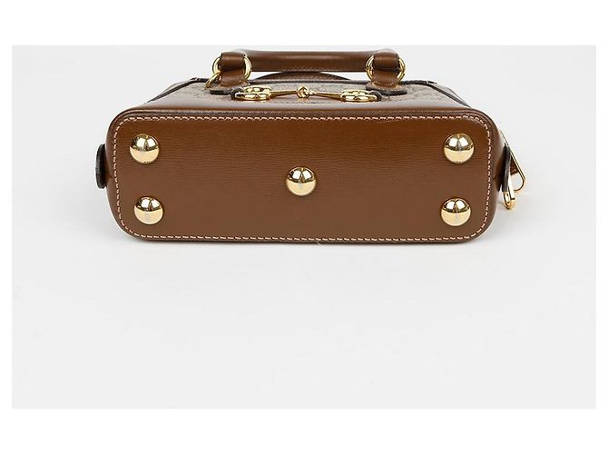 Gucci Borsa a Tracolla Mini Tote Horsebit - vista 8