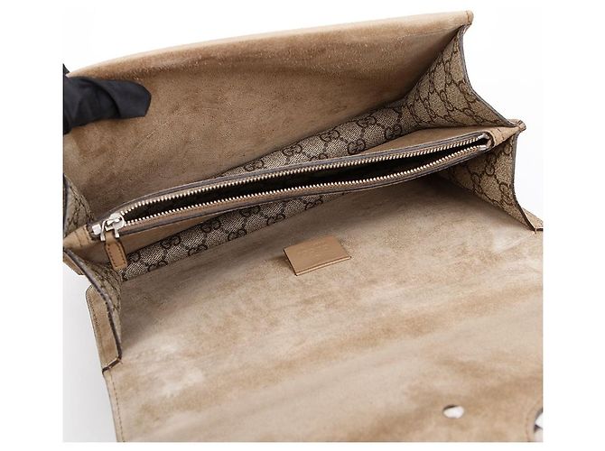 Gucci Borsa a tracolla Small Dionysus GG Supreme Sand - vista 10