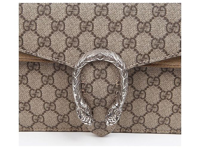 Gucci Borsa a tracolla Small Dionysus GG Supreme Sand - vista 3