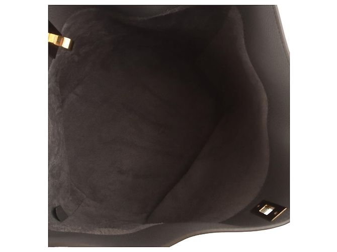 Céline mala bucket flexível em pele de vitela granulada - vista 7