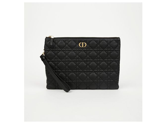 Pochette Large Daily Dior in pelle marrone - vista 2