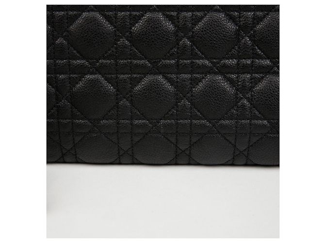 Pochette Large Daily Dior in pelle marrone - vista 3