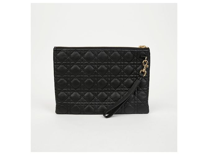 Pochette Large Daily Dior in pelle marrone - vista 4