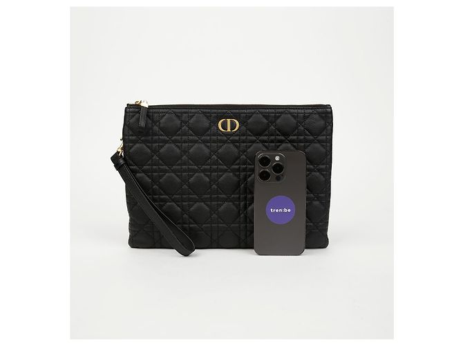 Pochette Large Daily Dior in pelle marrone - vista 7