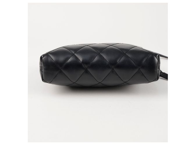 Balenciaga Picca borsa a tracolla camera matelassé in pelle Nera - vista 7