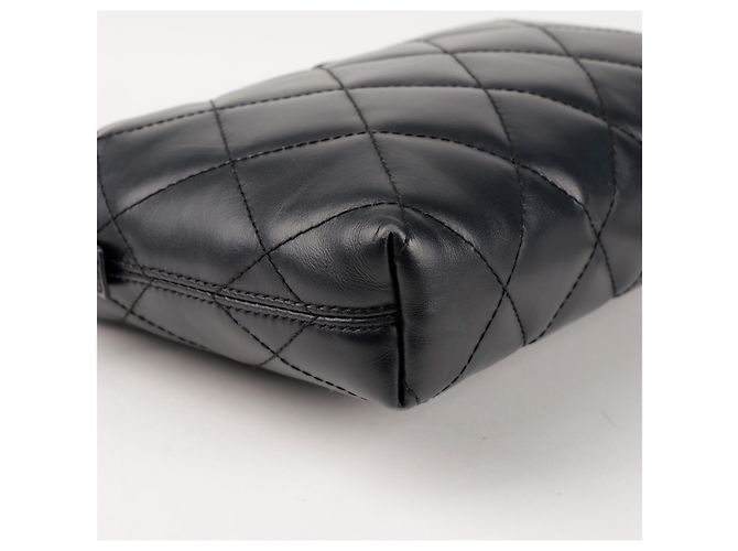 Balenciaga Picca borsa a tracolla camera matelassé in pelle Nera - vista 8