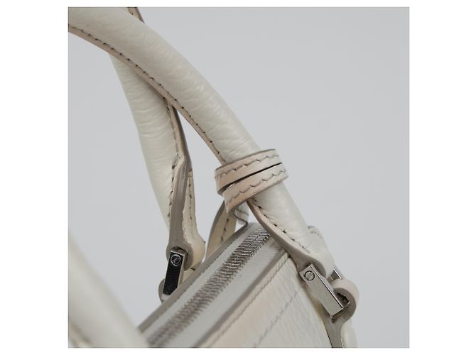 Maison Martin Margiela Mini Borsa a Spalla Bianca - vista 12