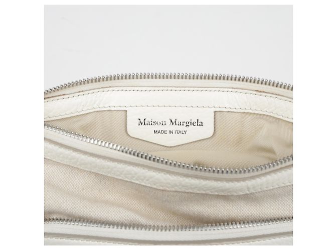 Maison Martin Margiela Mini Borsa a Spalla Bianca - vista 35