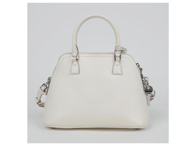 Maison Martin Margiela Mini Borsa a Spalla Bianca - vista 7