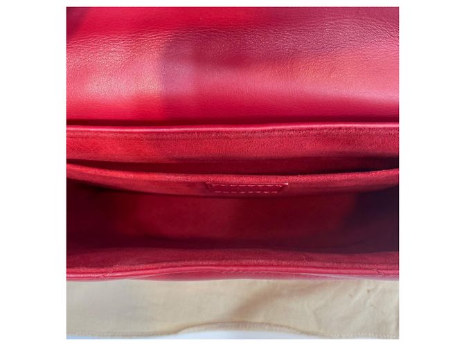 Louis Vuitton Borsa a Tracolla New Wave Flap Chain MM Rossa - vista 5