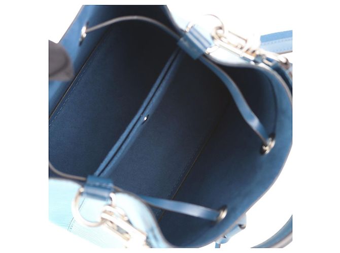 Néonoé Louis Vuitton Borsa a tracolla Neo Noé BB in pelle Epi blu - vista 7