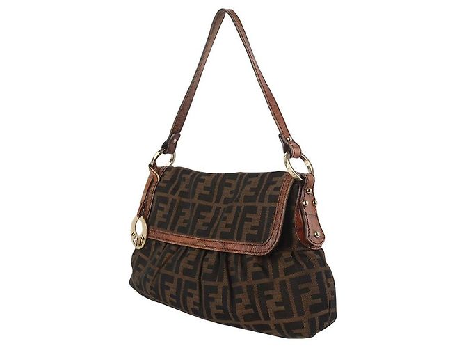 Fendi Borsa a spalla Juka Jacquard - vista 2