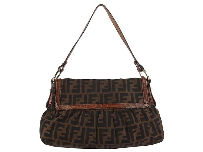 Fendi Borsa a spalla Juka Jacquard - vista 3