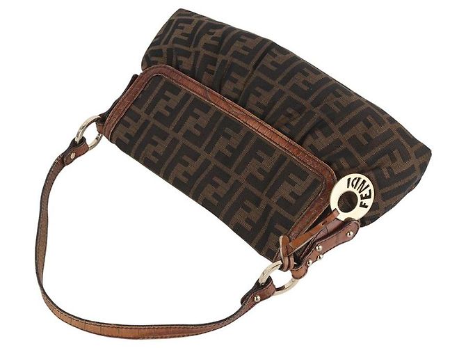 Fendi Borsa a spalla Juka Jacquard - vista 4