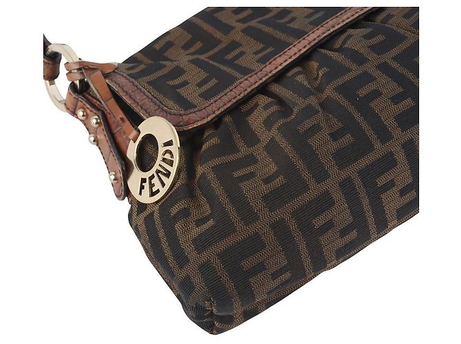 Fendi Borsa a spalla Juka Jacquard - vista 5