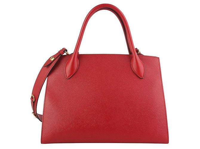 Prada Bolsa de Ombro Monocromática em Saffiano - vista 3