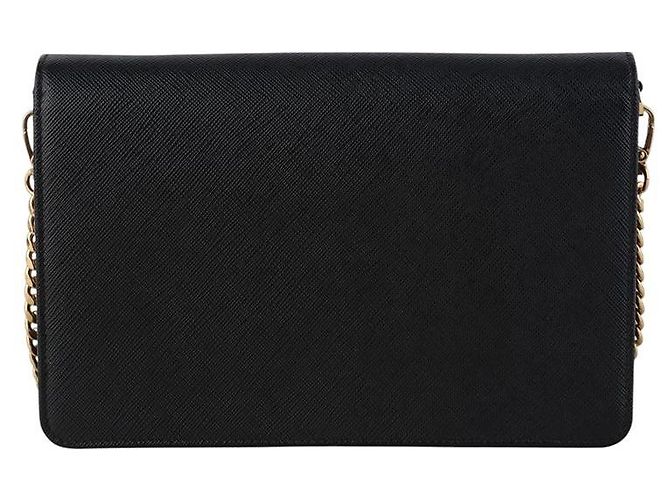 Prada Saffiano Lux Mini Schultertasche mit Kette - Ansicht 3