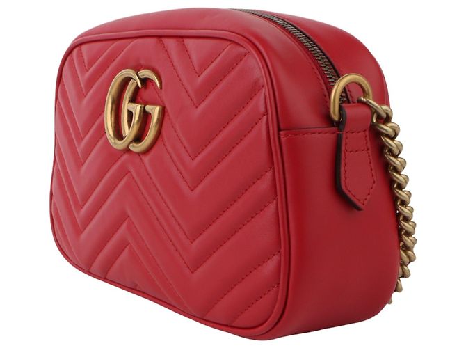 Gucci Borsa a tracolla Small GG Marmont Matelassé - vista 2