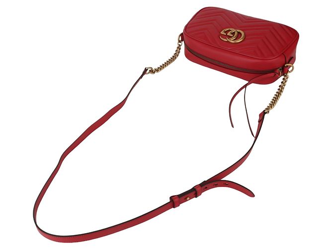Gucci Borsa a tracolla Small GG Marmont Matelassé - vista 4
