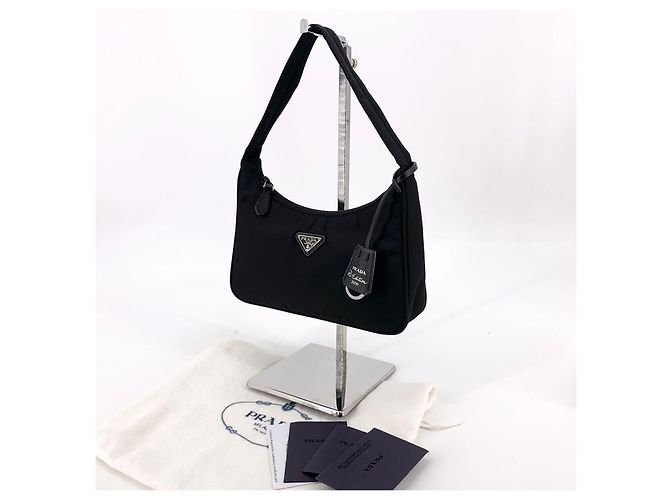 Prada Tesuto Reedition Nylon Hobo Bag - Ansicht 8