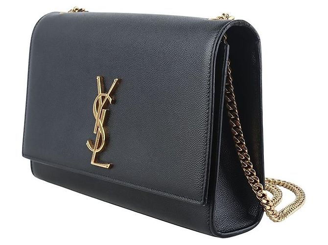Autre Marque Borsa Satchel Kate Monogram Gold - vista 2