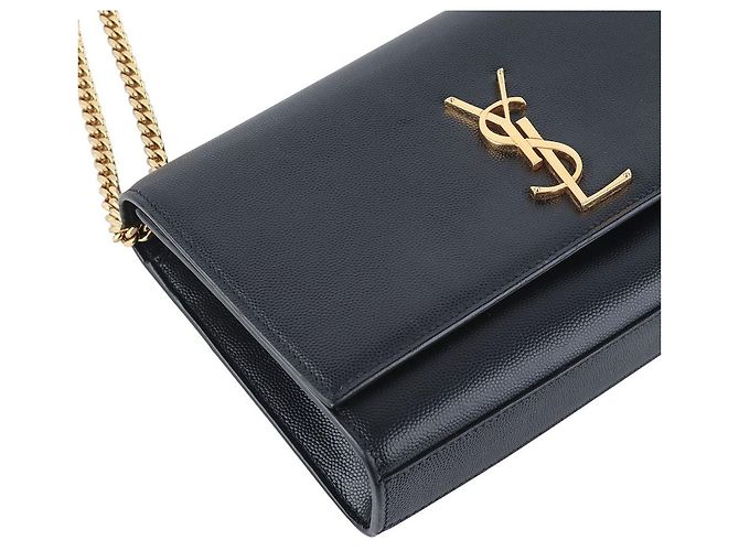 Autre Marque Borsa Satchel Kate Monogram Gold - vista 5