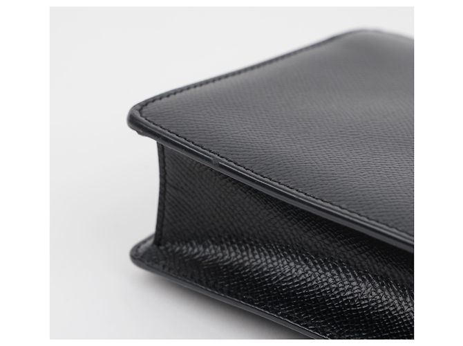 Salvatore Ferragamo Mini borsa a tracolla Double Gancini Black - vista 16